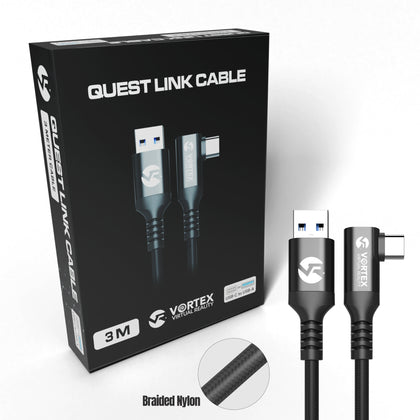 Nyt 3 m kabel fra VortexVR USB-A til USB-C Oculus Link Quest 2