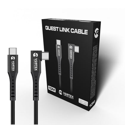 Oculus Link Cable 10m | USB-C | til Quest 3 Quest 2 (eller Quest 1) | SteamVR | SideQuest
